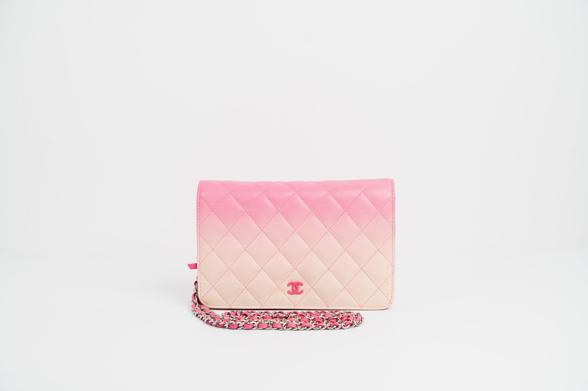 Chanel Ombre Pink Wallet on Chain – Open Space