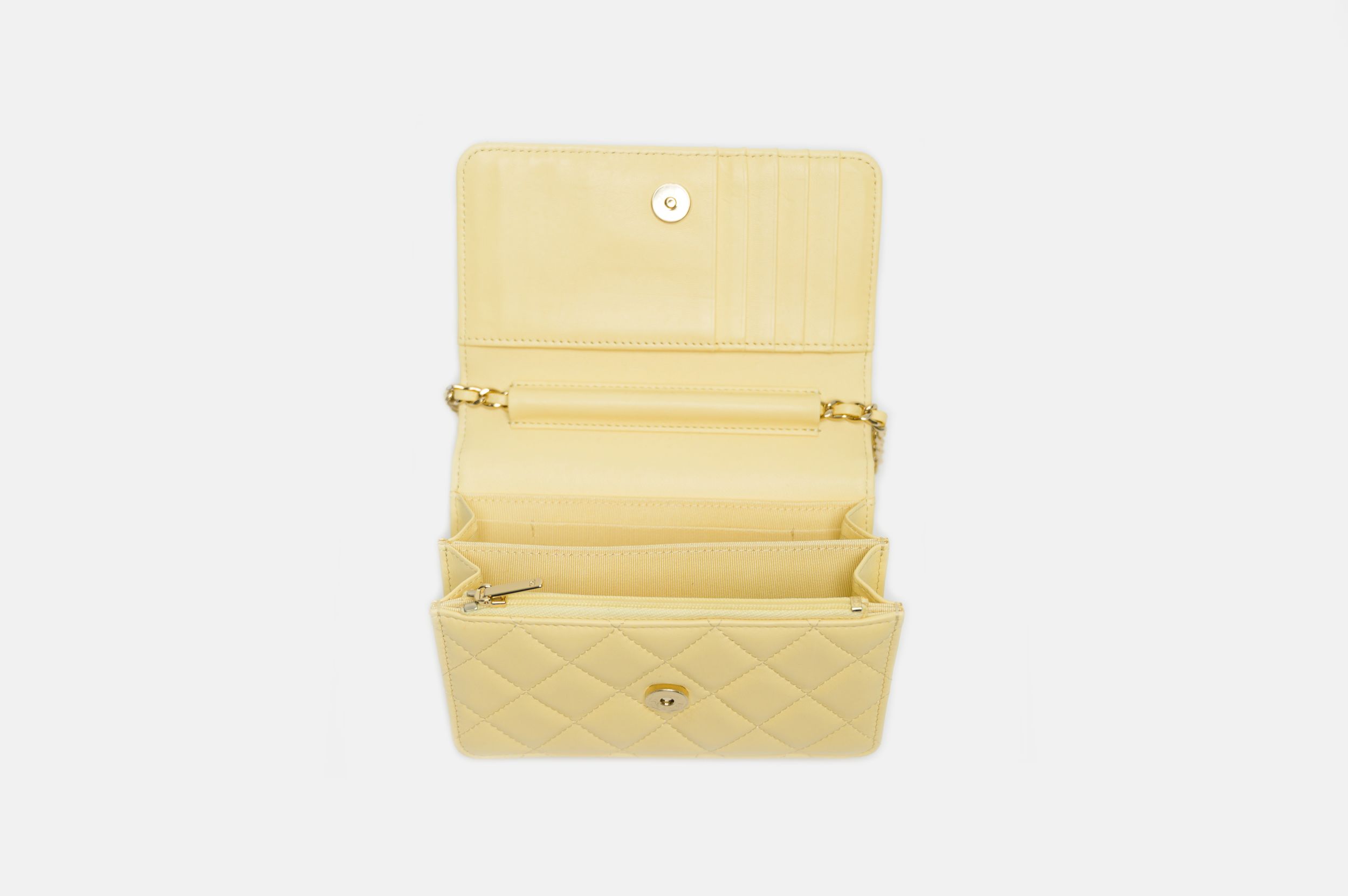 Chanel Yellow Wallet on Chain SHW, Mini – Open Space