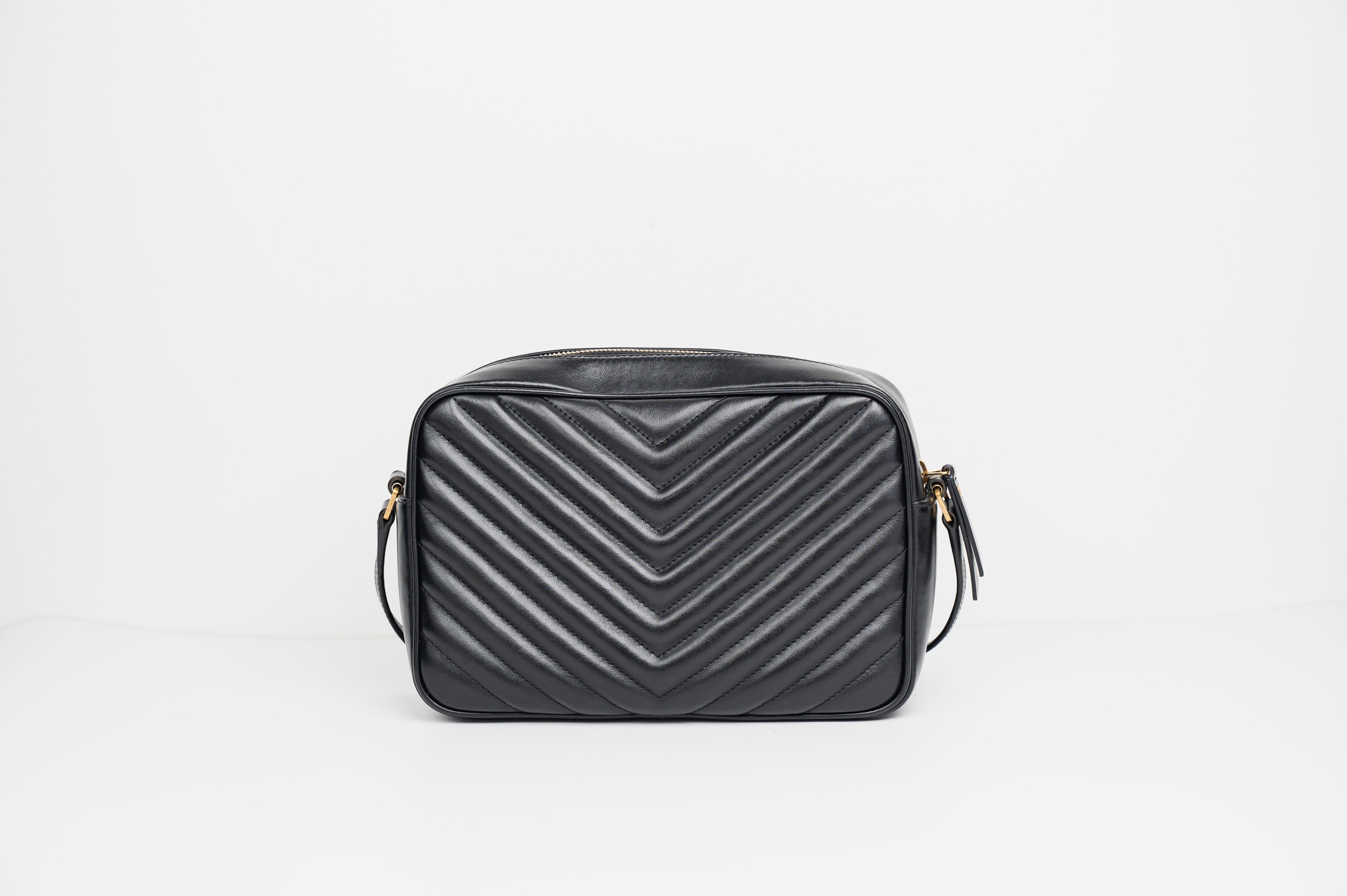 Lou camera bag in matelasse online leather